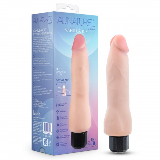 Comece a festa com o Vanilla Ice da Au Naturel! Este vibrador de 22 cm está sempre pronto para momentos inesquecíveis, combinando energia divertida com realismo para uma experiência profundamente satisfatória. Com um des