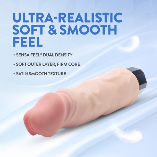 Comece a festa com o Big Easy da Au Naturel! Este vibrador de 23 cm, com seu design sedutor, está sempre pronto para momentos inesquecíveis, combinando energia divertida com realismo para uma experiência profundamente sa