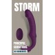 Conheça o STORM, o vibrador sem alças projetado para que você e seu parceiro compartilhem cada pulsação, cada curva e cada momento emocionante. Com seu design ergonômico em silicone seguro para o corpo, o STORM se move n