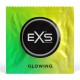 Tamanho: 53 mm de largura, 190 mm de comprimento Espessura: 0,075 mm Apague as luzes e deixe a paixão brilhar com os preservativos EXS Glow-in-the-Dark. Desenvolvidos para adicionar um toque de diversão e excit