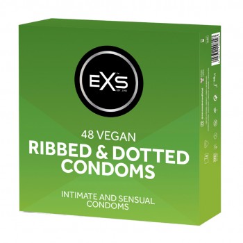 Ribbed and Dotted - 48 Preservativos