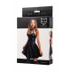 Vestido Marisa Brilhante – Preto, Tamanho L é um vestido elegante feito do popular material Wetlook, dando-lhe uma aparência brilhante e luxuosa . O vestido veste lindamente, acentuando as curvas enquanto garan