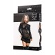 Conjunto Sheril Brilhante – Preto, Tamanho L é um conjunto elegante feito do popular material Wetlook, dando-lhe uma aparência brilhante e luxuosa . O conjunto se ajusta perfeitamente ao corpo, acentuando a sil