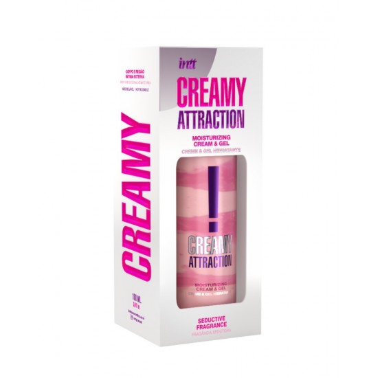 Uma mistura de creme e gel com fragrância sedutora, ideal para hidratação corporal e da pele íntima externa. Modo de usar: Abra a válvula e aplique a quantidade desejada em qualquer parte do corpo.