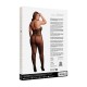 Catsuit de renda transparente com um elegante design de alças no pescoço e detalhes vazados sedutores. O tecido macio e super elástico veste tamanhos do XXL ao 5XL.