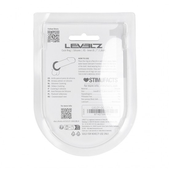 Eleve seu desempenho a outro nível com este anel peniano de silicone premium sem vibração da coleção LEVELZ. Projetado para um ajuste perfeito, ele ajuda a aumentar a firmeza e a durabilidade, ao mesmo tempo em que propo