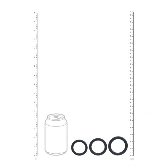 Eleve seu jogo com este trio essencial da coleção LEVELZ. Este conjunto sem vibração inclui três anéis penianos de silicone seguros para o corpo, nos tamanhos grande, extragrande e XXL, perfeitos para uso com eixo, pênis