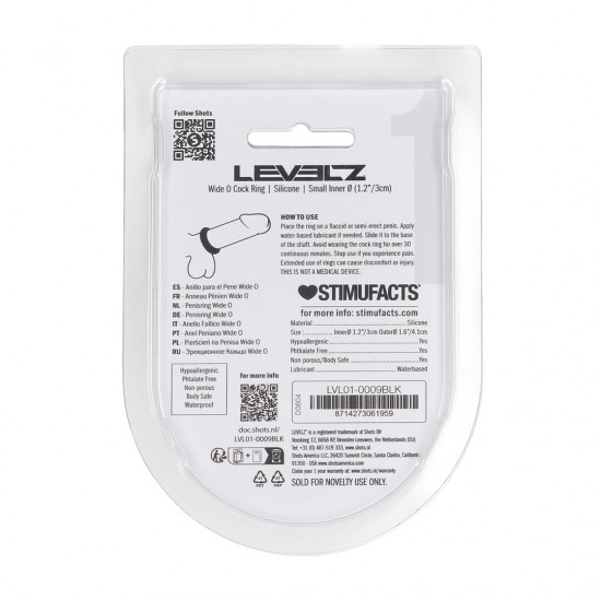 Eleve seu desempenho a outro nível com este anel peniano de silicone premium sem vibração da coleção LEVELZ. Projetado para um ajuste perfeito, ele ajuda a aumentar a firmeza e a durabilidade, ao mesmo tempo em que propo