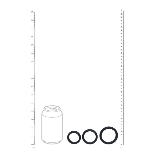 Eleve o nível da sua experiência com este trio essencial da coleção LEVELZ. Este conjunto não vibratório inclui três anéis penianos de silicone seguros para o corpo, nos tamanhos extra pequeno, pequeno e médio, perfeitos