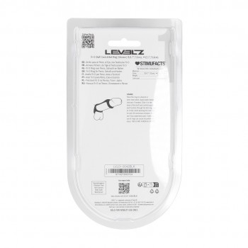 Anel peniano e escrotal de silicone Tri O - Preto