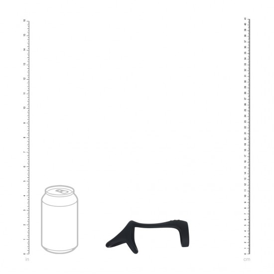 Este design Tri-O da coleção LEVELZ apresenta três alças conectadas: uma para o eixo, uma para o pênis e testículos, e um anel estabilizador adicional para um ajuste seguro e completo. Feito de silicone macio e seguro pa