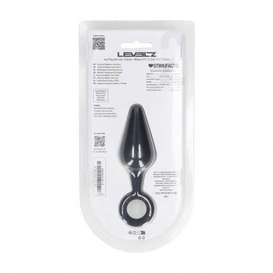 Refinado para precisão, este plug anal pontiagudo da coleção LEVELZ oferece estimulação elegante com controle total. Feito de silicone premium, este design Level 2 apresenta uma ponta fina e cônica para fácil inserção e