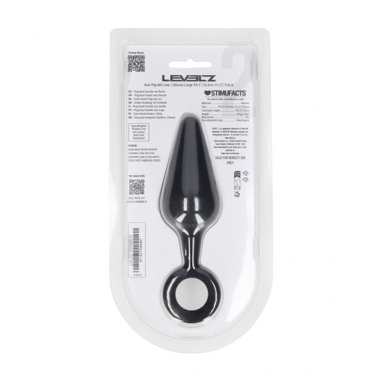 Refinado para precisão, este plug anal pontiagudo da coleção LEVELZ oferece estimulação elegante com controle total. Feito de silicone premium, este design Level 2 apresenta uma ponta fina e cônica para fácil inserção e