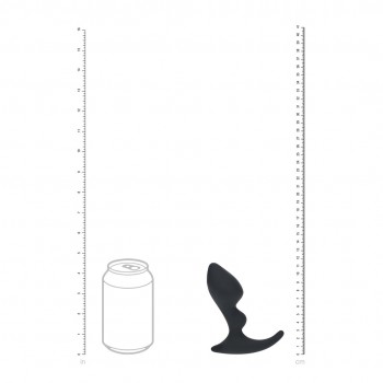 Massajador da próstata de silicone com ondulação dupla