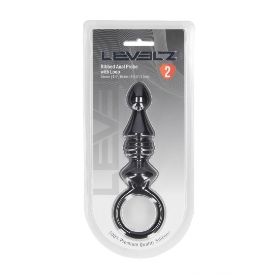 Leve a estimulação texturizada a um novo patamar com a sonda anal com nervuras da coleção LEVELZ. Confeccionada em silicone premium, esta sonda Level 2 apresenta uma haste curta e flexível, revestida com nervuras estimul