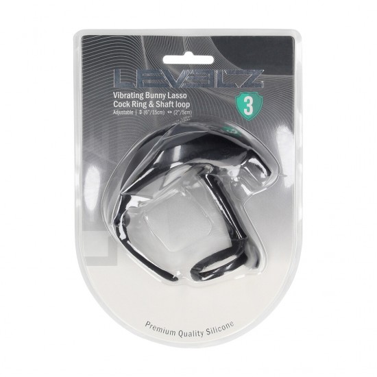 Aumente a intensidade com o anel peniano vibratório da coleção LEVELZ. Feito de silicone premium, este modelo de nível 3 combina a firmeza e a aderência de um anel peniano clássico, que potencializa a ereção, com o poder