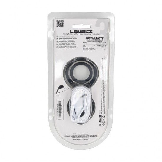 Aumente a intensidade com o anel peniano vibratório da coleção LEVELZ. Feito em silicone premium, este design Level 3 combina a firmeza e a ereção de um anel peniano clássico com a potência adicional da vibração direcion