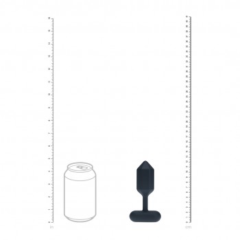 Hexagonal Vib Silicone Anal Plug - M