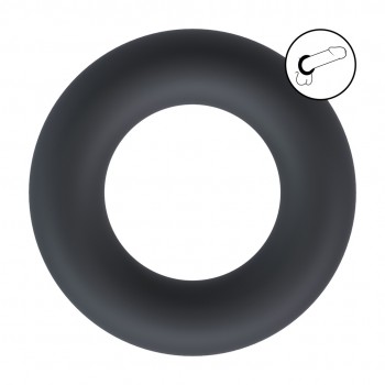 Anel peniano de silicone líquido - L - Preto