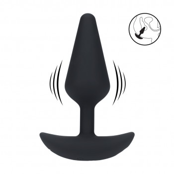 Classic Vib Silicone Anal Plug - M 