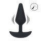 Classic Vib Silicone Anal Plug - M Desfrute de estimulação focada com o Plug Anal Vibratório Clássico Médio, desenvolvido para conforto e controle. Sua ponta lisa e cônica e formato triangular arredondado permitem fácil inserção, além de uma haste fina e
