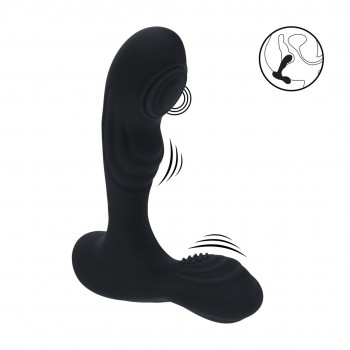 Massajador da próstata de silicone com vib. e toques