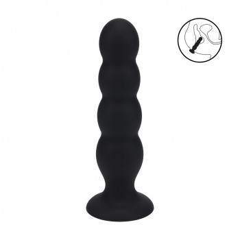 Plug anal de silicone líquido Quad Rattle - XL 
