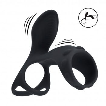 Vib Silicone Cock and Ball Ring