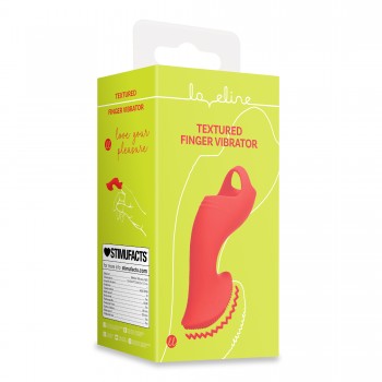 Textured Finger Vib - Sunrise Red