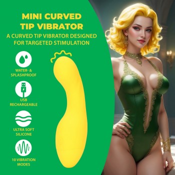 Mini Curved Tip Vib - Flirty Banana