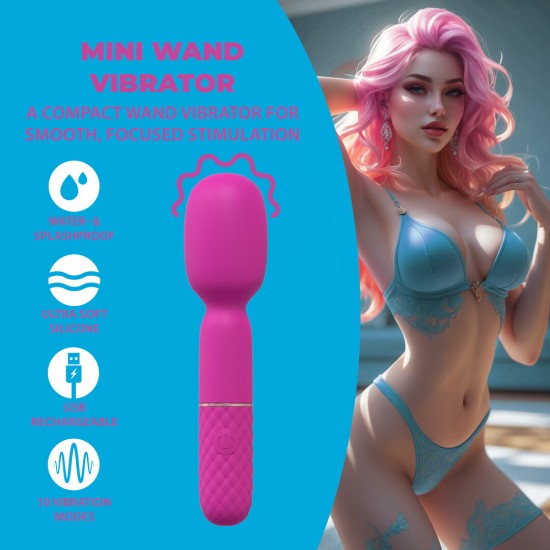 Apresentamos o Mini Vibrador Varinha, um massajador compacto e elegante projetado para estimulação precisa e conforto no dia a dia. Sua cabeça arredondada e cabo acolchoado oferecem equilíbrio, controle e facilidade de u