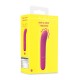 Apresentamos o Mini Vibrador Ponto G, um massajador compacto e elegantemente curvado, projetado para estimulação interna precisa e conforto no dia a dia. Seu formato suave e arredondado permite uma exploração controlada,