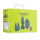 Apresentamos o Kit Vibrador Intercambiável, um conjunto versátil e compacto projetado para estimulação personalizada e conforto no dia a dia. Com um vibrador potente e intercambiável e capas com formato ergonômico, ele p