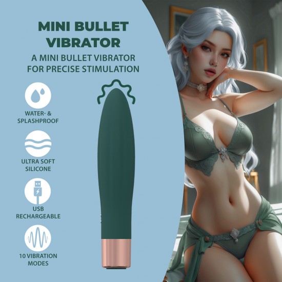 Apresentamos o Mini Vibrador Bullet, um massajador elegante e compacto projetado para estimulação precisa e controle sem esforço. Seu formato fino e suave permite um manuseio confortável e prazer direcionado, tornando-o