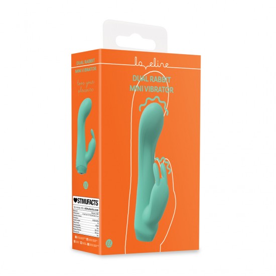 Apresentamos o Mini Vibrador Dual Rabbit, um massajador compacto e com design elegante, criado para proporcionar uma estimulação interna e externa equilibrada. Seu formato suavemente curvado e o estimulador flexível em f