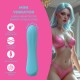 Apresentamos o Mini Vibrador, um massajador com formato elegante, projetado para uma estimulação suave e controlada. Seu formato levemente afilado e superfície lisa proporcionam uma pegada confortável e um toque macio e