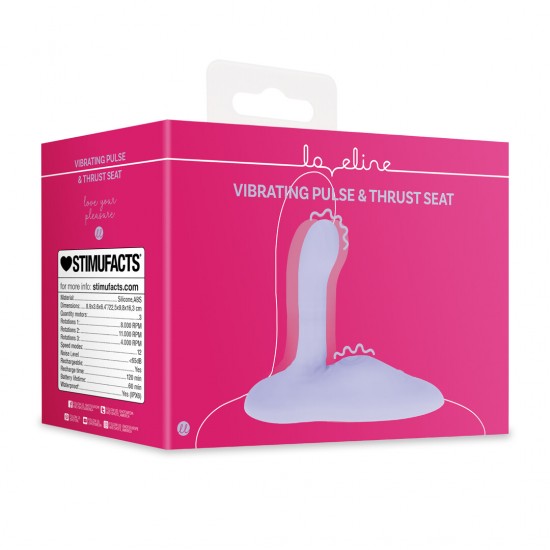 Apresentamos o Assento Vibratório com Pulsação e Impulso da Loveline, um assento de prazer mãos-livres projetado para ser colocado em superfícies planas, proporcionando conforto e controle durante o uso. A combinação de