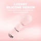 O Velour da Loveline International, Coleção Paris, é um mini vibrador texturizado com 10 funções. Operando a menos de 50 dB, proporciona prazer discreto e possui uma base iluminada que muda de cor a cada função. Oferece