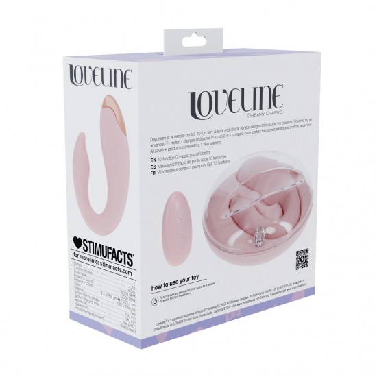 O Daydream é um vibrador com controle remoto, 10 funções para estimulação do ponto G e do clitóris, projetado para proporcionar o dobro do prazer. Equipado com um motor F1 avançado, ele carrega e pode ser guardado em um