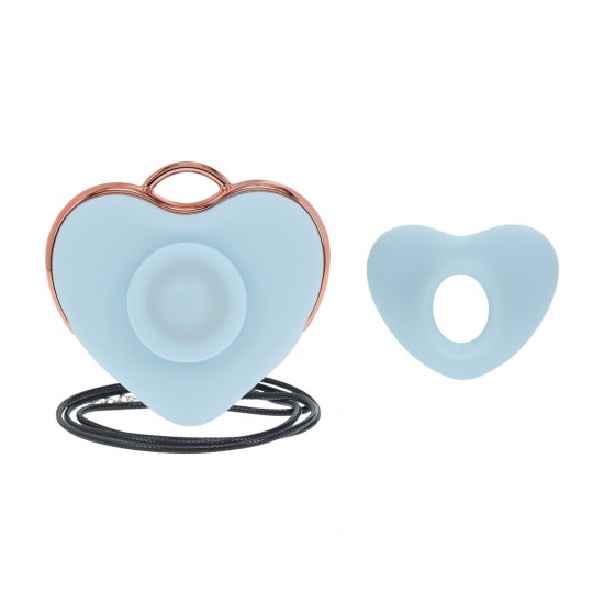 Luvie é um vibrador fofo em formato de coração que também funciona como um colar estiloso. Com 15 funções, impulsionado por um motor F1 avançado e um motor com tecnologia AirTap®, oferece sensações de vibração e sucção (