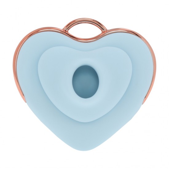 Luvie é um vibrador fofo em formato de coração que também funciona como um colar estiloso. Com 15 funções, impulsionado por um motor F1 avançado e um motor com tecnologia AirTap®, oferece sensações de vibração e sucção (