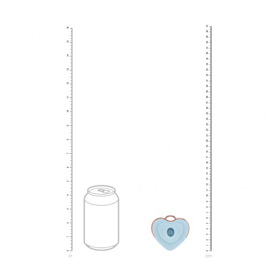Luvie é um vibrador fofo em formato de coração que também funciona como um colar estiloso. Com 15 funções, impulsionado por um motor F1 avançado e um motor com tecnologia AirTap®, oferece sensações de vibração e sucção (