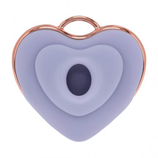 Luvie é um vibrador fofo em formato de coração que também funciona como um colar estiloso. Com 15 funções, impulsionado por um motor F1 avançado e um motor com tecnologia AirTap®, oferece sensações de vibração e sucção (