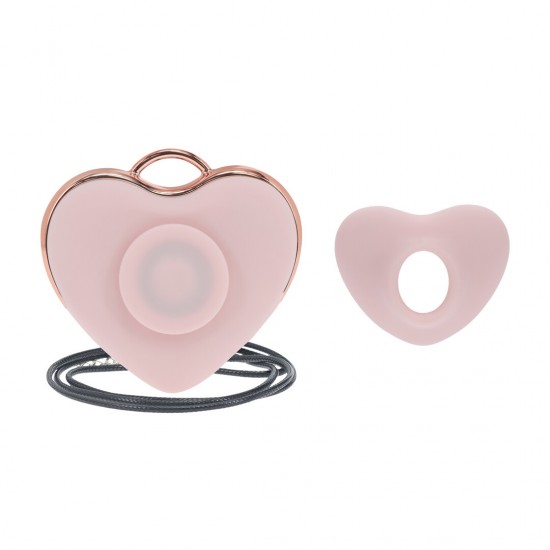 Luvie é um vibrador fofo em formato de coração que também funciona como um colar estiloso. Com 15 funções, impulsionado por um motor F1 avançado e um motor com tecnologia AirTap®, oferece sensações de vibração e sucção (