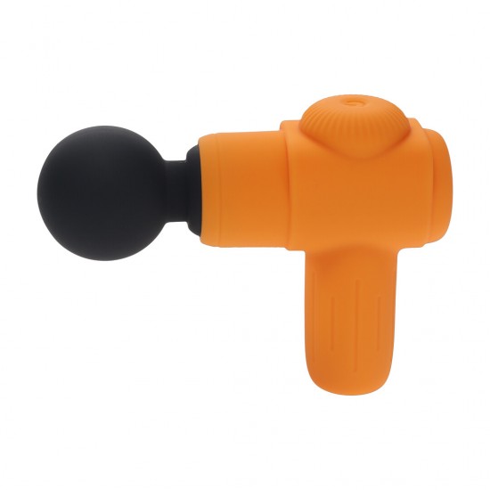 Conheça o Mini Massageador Microboost Recarregável da Loveline. Uma mini pistola de massagem potente e compacta, projetada para caber perfeitamente na palma da sua mão. Com 10 funções de vibração, o Mini Massajador Micro