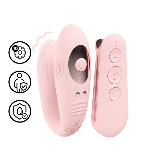 O Charme da Loveline International, Coleção Paris, é um vibrador com motor duplo para ponto G e clitóris, com 10 funções. Operando a menos de 50 dB, garante prazer discreto, proporcionando até 50 minutos de satisfação co