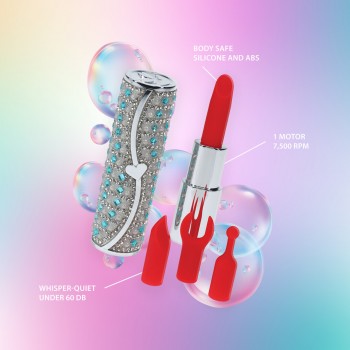 Tiffany - Lipstick Vibrator - Blue