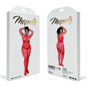 Heart Fishnet Bodystocking Brilhantes  - Queen Size