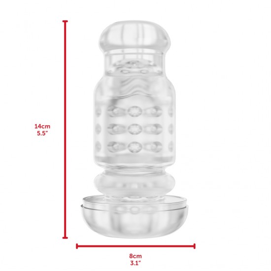 Leve o prazer com o Solara a um novo patamar com esta capa intercambiável de TPE texturizada. O material macio e seguro para o corpo, o TPE, oferece uma sensação realista, enquanto as texturas internas proporcionam uma v