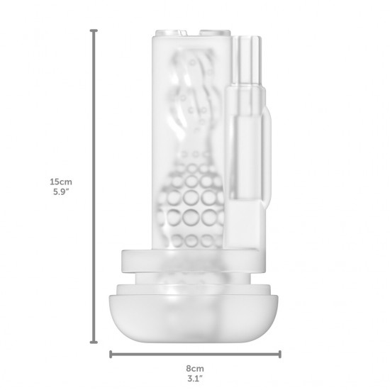 Leve o prazer com a Eloa a um novo patamar com esta capa intercambiável de TPE texturizada. O material macio e seguro para o corpo, o TPE, oferece uma sensação realista, enquanto as texturas internas proporcionam uma var